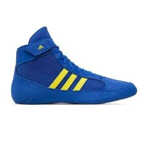 adidas HVC – Multi Size Youth Wrestling Shoes Blue Yellow FV2473 NEW